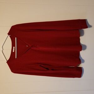 Maurices Red Long Sleeve Shirt - Size L